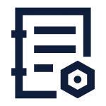 Customer Management Reconciliation Line SVG Icon